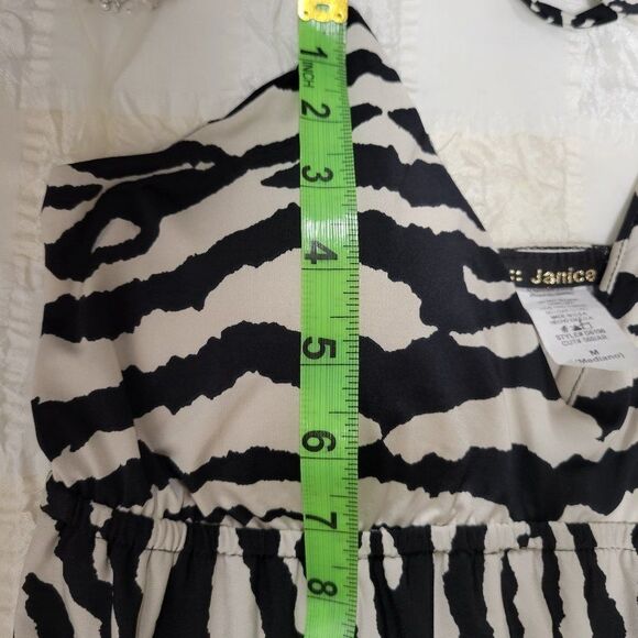 Zebra Print Halter Maxi Dress Size S   Size L - Picture 8 of 16